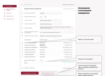 Система голосований диссертационных советов (clickon.vote) - решение для Битрикс