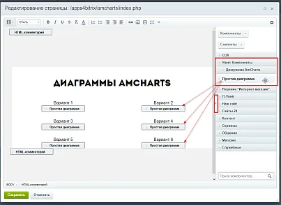 Диаграммы AmCharts (ithive.amchartscomponent) - рішення на Бітрікс